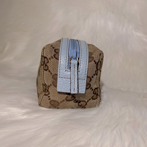 EUC Gucci Monogram clasp pouch/wallet with box - Picture 3 of 10